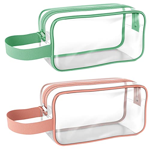 Axe Sickle 2 Pack Clear Cosmetics Bag Waterproof Plastic Organizer Bag