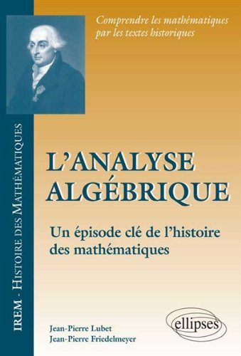 L' analyse algébrique