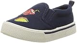 OshKosh B'Gosh Boys Foodie Novelty Slip-On Sneaker, Navy, 7 M US Toddler