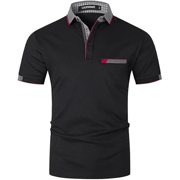 Amazon.com: STTLZMC Polo Shirt for Men Short Sleeve Classic