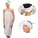 Spa Facial Headband for Women Make Up Headbands Terry Cloth Hair Wrap Head Band for Washing Face Adjustable Towel with Tape 9 Pcs Tbestmax