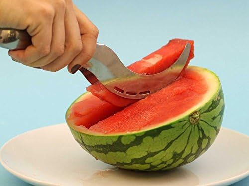Watermelon Slicer Tongs 2 Pack Stainless Steel, Kitchen Melon Cutter and Corer