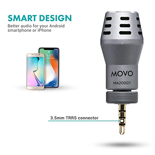 Mua Movo MA200 3.5mm External Smartphone Microphone with Lightning