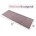 GreatBelle Yoga Towel with Storage Pouch (72″ x 26″) Gray – Non-Slip Super Absorbent Microfiber Mat Yoga Towel Use for Bikram and Hot Yoga Pilates Fitness Exercise and Stretchingthumb 4