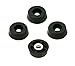 20 Small Round Rubber Feet - .250 H X .671 D - Made in USA - Food Safe Cutting Boards Electronics Crafts #