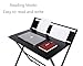 JIWU 2-Style Folding Desk for Small Space, Home Office Workstation with Shelf, Simple Computer Desk Laptop Writing Table