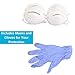 Houseables Hand Plaster Casting Kit, DIY Hands Sculpture, Large, Molding Crafts For Couples, Children, Babies, Family, Skin Safe Alginate Powder, Handprint Sculptures, Anniversary Gift, Baby Footprint