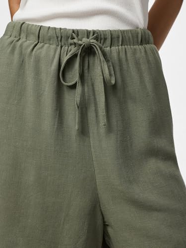 PIECES Shorts Pcvinsty HW New Wvn-Pantalones Cortos para Mujer