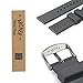 Archer Watch Straps - Silicone Quick Release Soft Rubber Replacement Watch Bands (Graphite, 20mm)