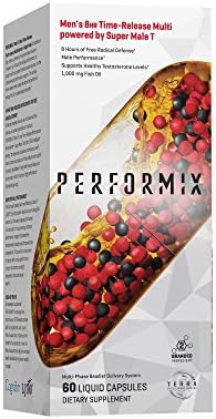 Performix Mens 8HR Time-Release Multi Powered by Super Male T