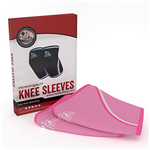 Knee Sleeves (1 Pair) Support & Compression for the Best Squats, 7mm Neoprene - by Nordic Lifting - Image 8