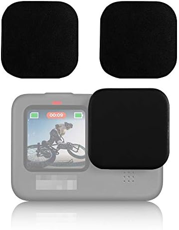 Gopro Hero9 Black 用 シリコン製レンズキャップ ブラック 2個入り レンズ保護 防水 防塵