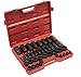 SUNEX TOOLS 2698 1/2-Inch Drive 12-Point SAE Master Impact Socket Set, 39-Piece