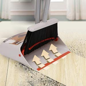 image for TreeLen Dust Pan and Broom/Dustpan Cleans Broom Combo with 40