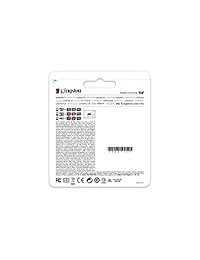 Tarjeta microSDHC Kingston de clase 4 y con adaptador SD, Negro