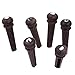 Rosenice 6pcs Rosewood Guitar Bridge Pins End Pin Set