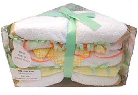 Silly Phillie Triple Decker Sandwich Baby Gift Set (Yellow)