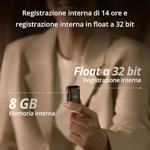 Mic 2 (2 TX + 1 RX + Custodia di ricarica)