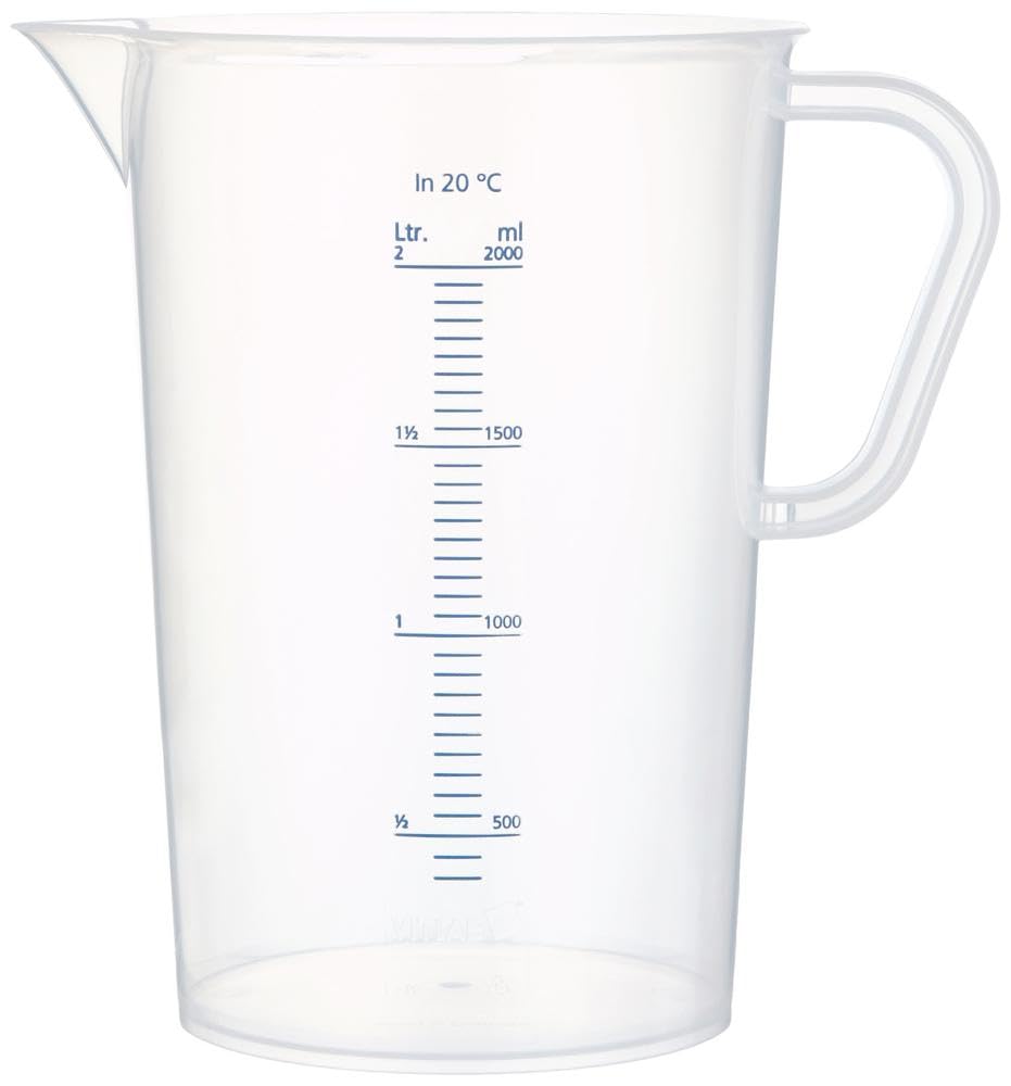 neoLab E-1624 Polypropylene Measuring Jug, 2000 ml
