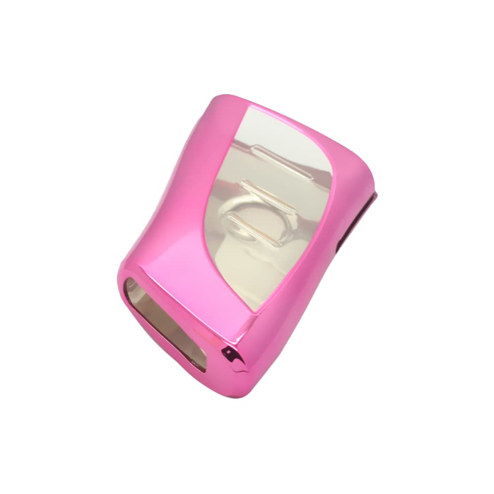 BROVACS Soft TPU Case Shell Cover Protector Holder Compatible with LEXUS UX200 LS500 LC500 ES350 ES300h Smart Remote Key Fob 2 3 4 Button SV9401 Pink