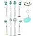 Toothbrush Replacement Heads for Braun Oral B Professional Care Triumph Vitality |Floss Action & 3D White| Remove Plaque and Teeth Whitening, Variety 8 Count by DiamondSmile