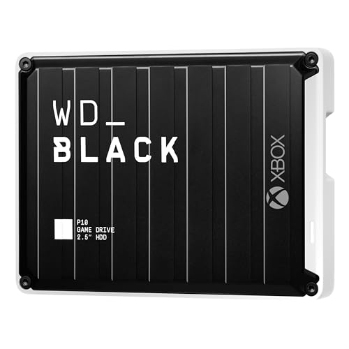 WD_BLACK 4TB P10 Game Drive for Xbox - 1-Month Xbox Game Pass, Portable Externa…
