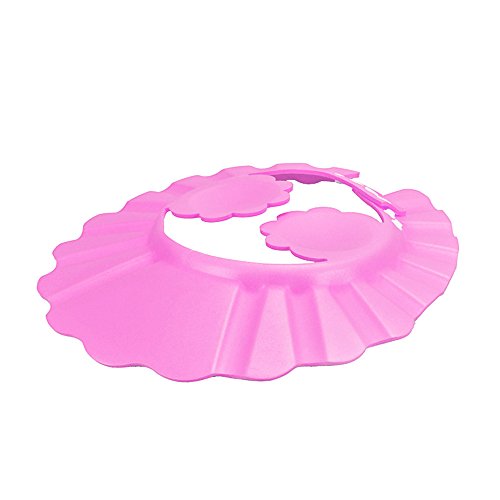 Amacok Baby Bath Hat Adjustable Visor Baby Shower Cap Durable Shampoo Protect Eyes Water-Proof Hair Splash Wash Shield