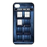 AiGoo Case Cover For iPhone 5 5s ,New Tardis Doctor Dr Who Police Box RUBBER SILICONE Hard Back Durable Classic Case Cover Ultra Slim Fit For Iphone 5 5g 5s Dark Blue