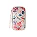Passport Wallet, Yeiotsy Flowers Spring Series Travel Document Holder Passport Cover with Hand Strap (Spring Daytime)