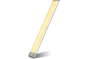 54-LED Motion Sensor Cabinet Lights,Under Counter Closet Lighting, Wireless USB Rechargeable Kitchen Night Lights,Battery Pow