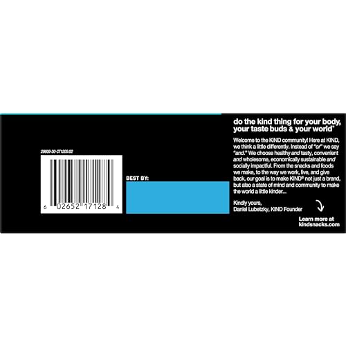 KIND NUT BARS, ALMOND & COCONUT, HEALTHY SNACK BARS, GLUTEN FREE, LOW SODIUM, 3G PROTEIN, 12 COUNT