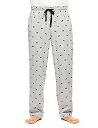 Haggar - Juego de 2 piezas de pijama para hombre, manga larga, camiseta y pantalones