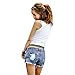Lisli Women Distressed Ripped Hole Denim Jeans Shorts Pants Hot Mini Shorts (L(Asian XL))