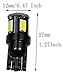 Cutequeen Trading 10pcs LED Car Lights Bulb White T10 5730 6-smd 300 Lumens 194 168 (Pack of 10)