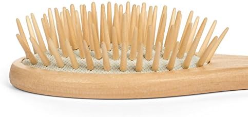 Paddle Hair Brush - Dry Scalp Bamboo Paddle Brush for Hair Detangler, Dandruff Scalp, Travel size by Beyond 100 Naturals
