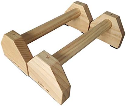 wooden parallel bars