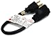 Monoprice 105296 1-Feet 16AWG Power Extension Cord Cable, Black (2)