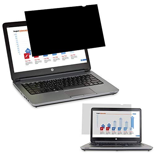 Magicmoon 14.1" Privacy Filter Screen Protector, Anti-Spy/Glare Film for 14.1 inch Widescreen Notebook Laptop with 16:9 Aspect Ratio (Width x Height:311mmx174mm)