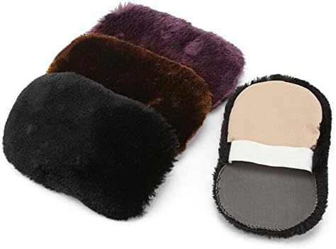 4 Pcs Soft Plush Shoe Cleaning Gloves Wipe Shoes Brush Gloves Mitt Shoe Bag Care Cleaning Tools Random Color