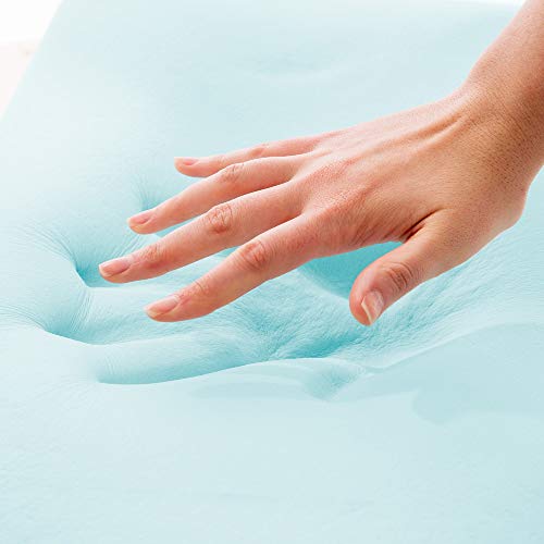 Malouf Gel Infused Dough Memory Foam Contour Pillow with Removable Tencel Cover 5Year