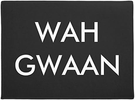 Pouenm1 Wah Gwaan Doormat, 15 Inch by 24 Inch