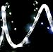 Izzy Creation 10.6FT Cool White LED Flexible Rope Lights Kit, Indoor/Outdoor Lighting, 3/8