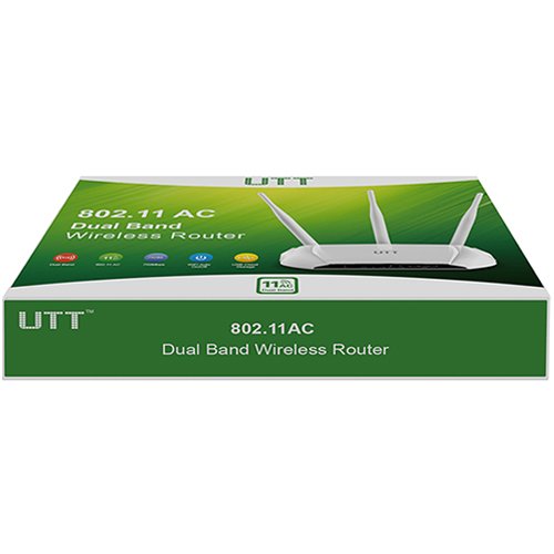 Utw Router UTT AC650W Dual Band Wireless AC Router, High Power, 5dBi Antennas ...