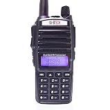 BTECH GMRS-V1 GMRS Two-Way Radio, GMRS Repeater Capable, with Dual Band Scanning Receiver (136-174.99mhz (VHF) 400-520.99mhz (UHF))