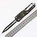 OTF Safety Knife Double Action Dual Edge Black Military Camo Style
