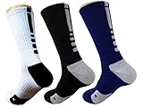 Hxst Dri-fit Cushion Basketball Crew Socks - 3 Pair Pack
