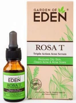 GARDEN OF EDEN Rosa T Triple Action Acne Serum 15ml -Reduces Oily Skin,Clears pimples & blackheads,Heals Acne Scars