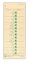 TOPS Time Cards, Weekly, 1-Sided, Replaces M-33, 10-800292, 3-1/2