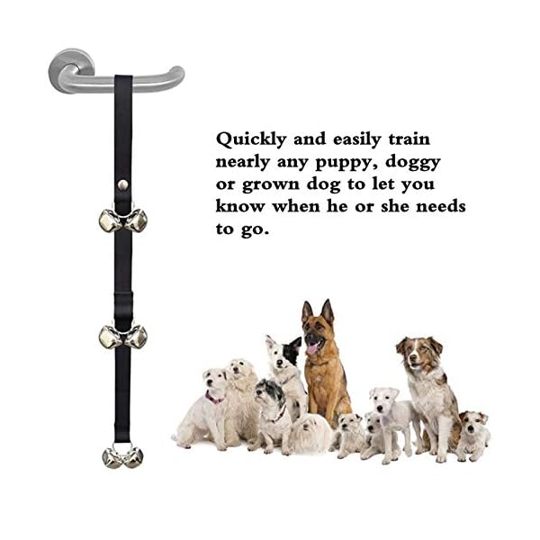 ADOGO-Dog-Puppy-Potty-Training-DoorBells-Length-Adjustable-Dog-House-Toilet-Training-Bells ADOGO® Dog Puppy Potty Training DoorBells - Length Adjustable Dog House Toilet Training Bells