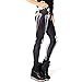 Dawdyfu Skeleton X-ray Bone Leg Leggings Stretchy Tights